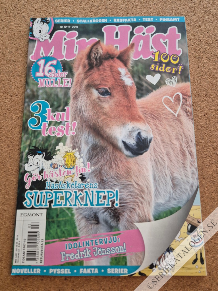 Framsida på Min häst #10-11 (2019)