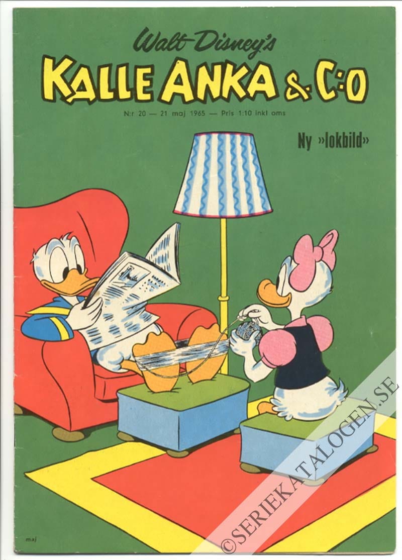 Framsida på Kalle Anka & C:o #20 (1965)