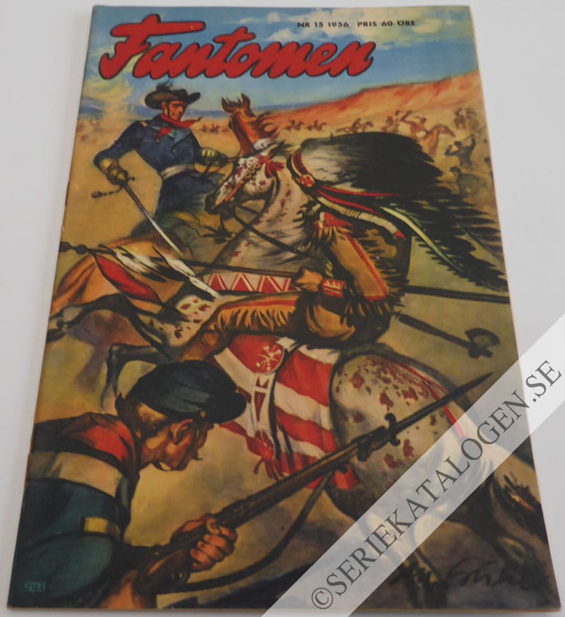 Framsida på Fantomen #15 (1956)