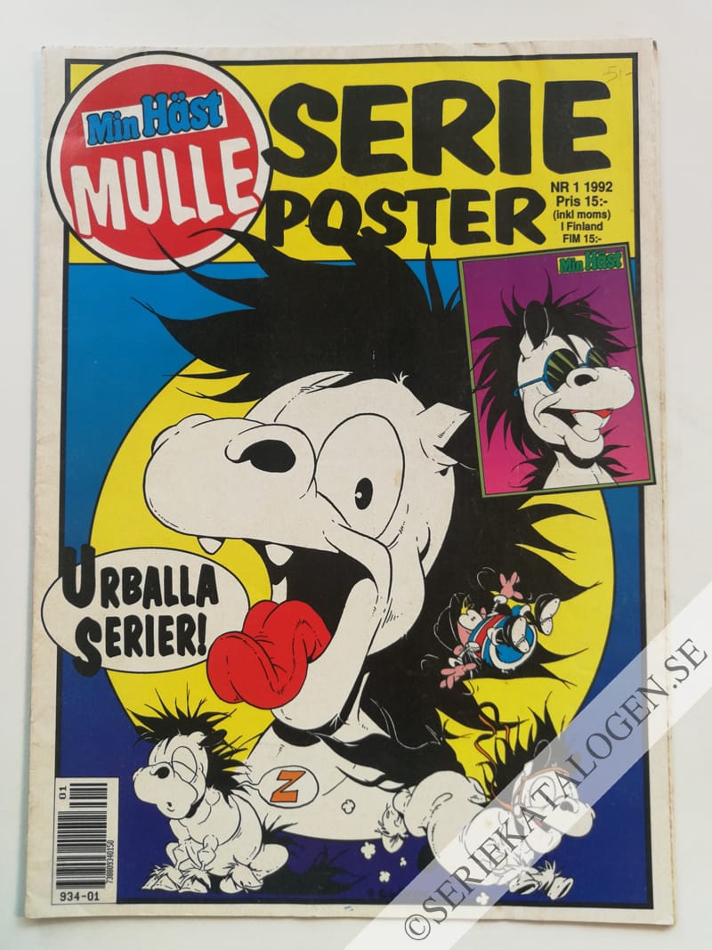 Framsida på Serieposter Min Häst - Mulle (1992)