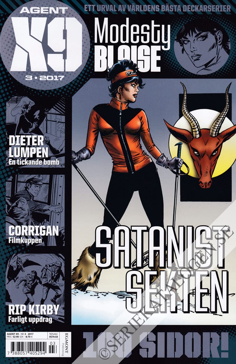 Framsida på Agent X9 #3 (2017)