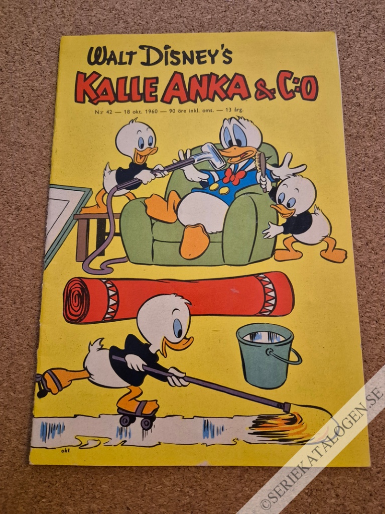 Framsida på Kalle Anka & C:o #42 (1960)