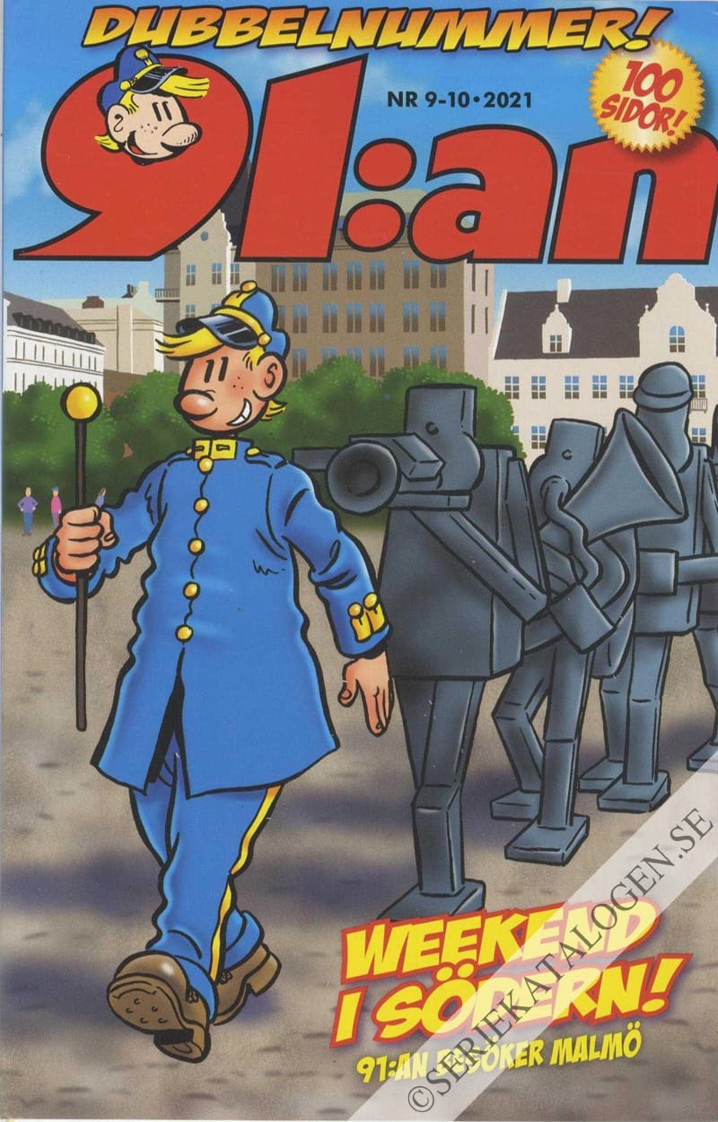 Framsida på 91:an #9-10 (2021)