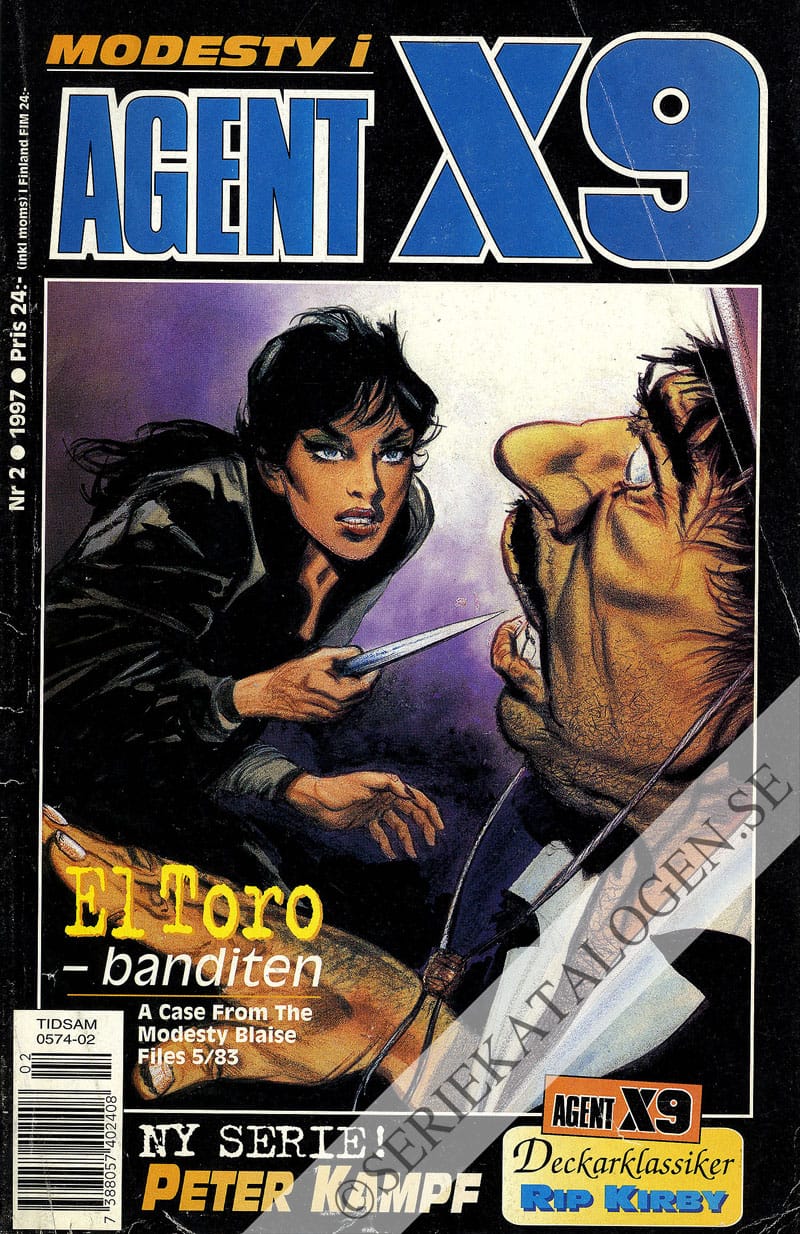 Framsida på Agent X9 #2 (1997)