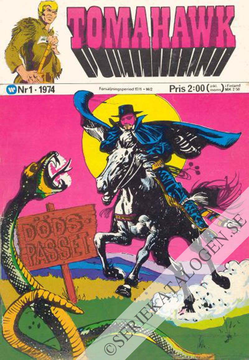 Framsida på Tomahawk #1 (1974)