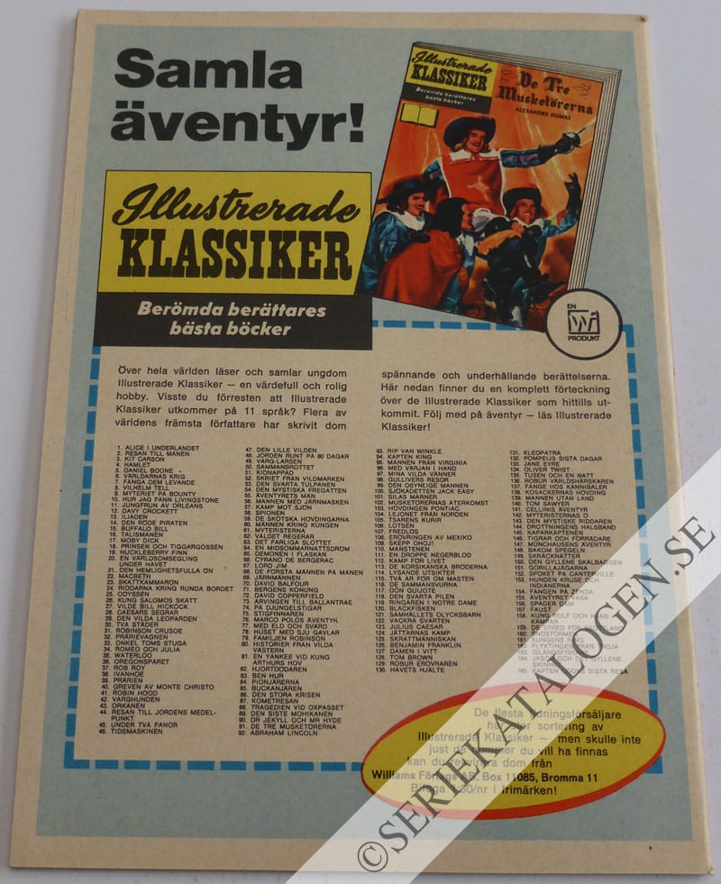 Baksida på Kaparkaptenen (1969)