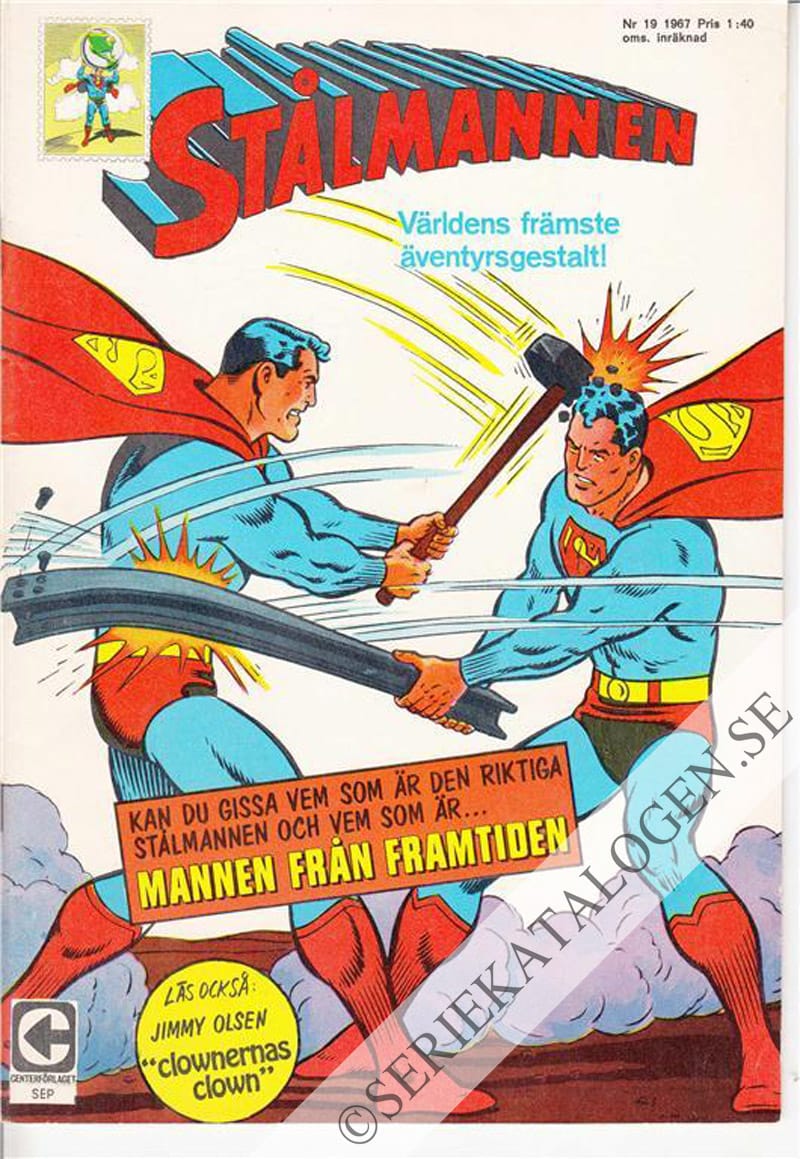 Framsida på Stålmannen #19 (1967)