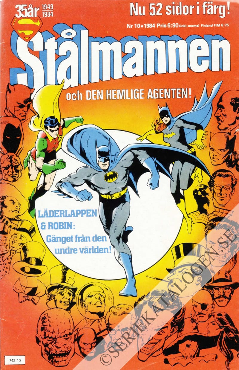 Framsida på Stålmannen #10 (1984)