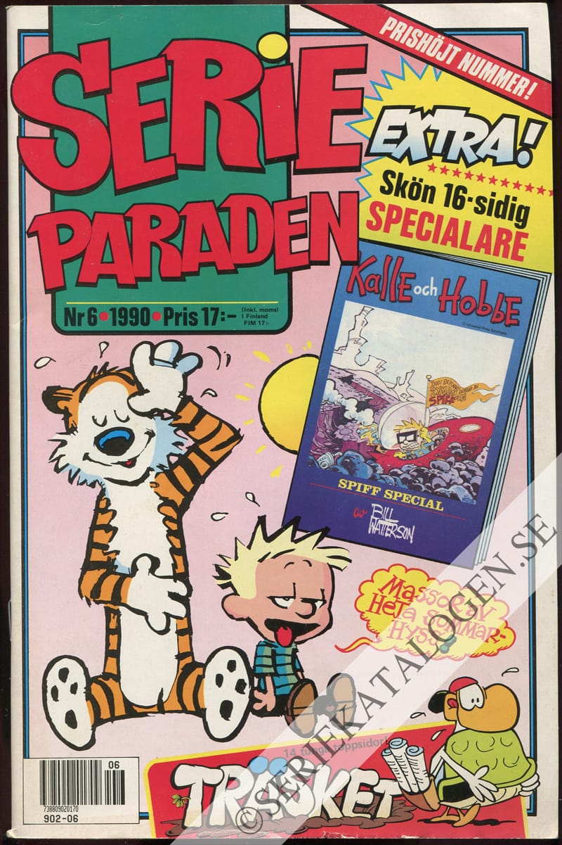 Framsida på Serie-paraden #6 (1990)