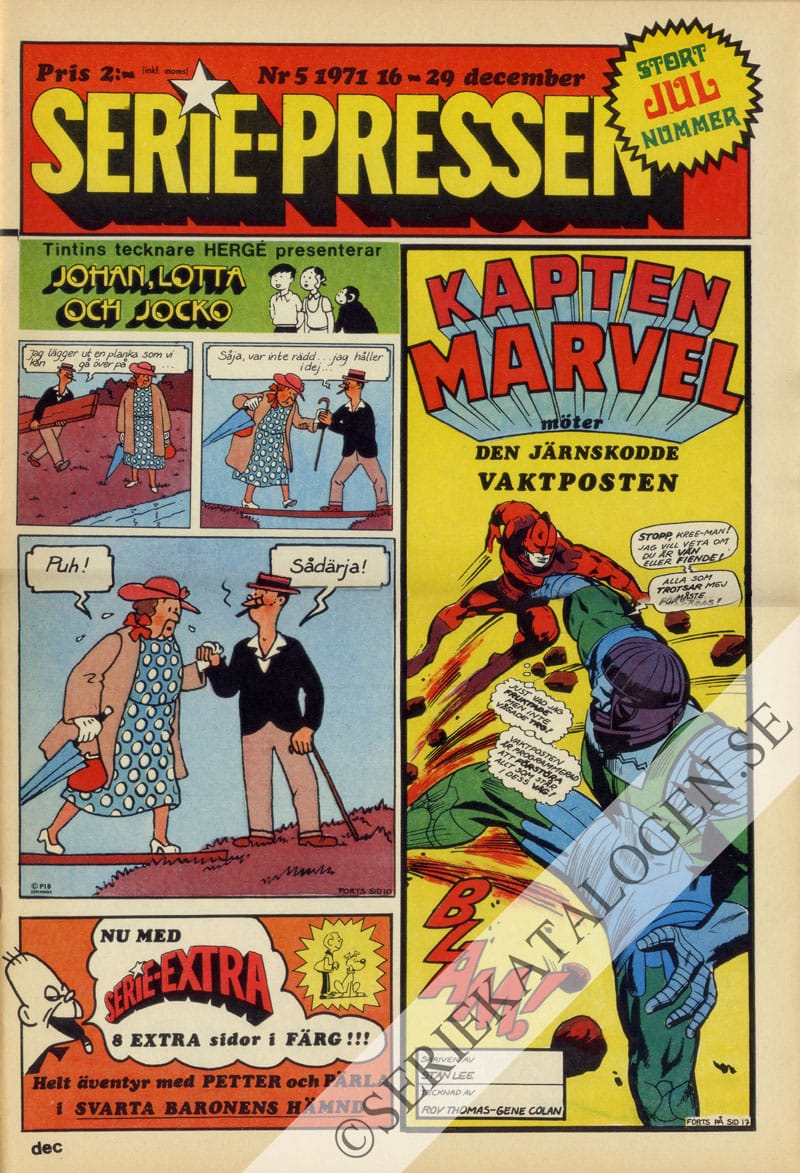 Framsida på Seriepressen #5 (1971)