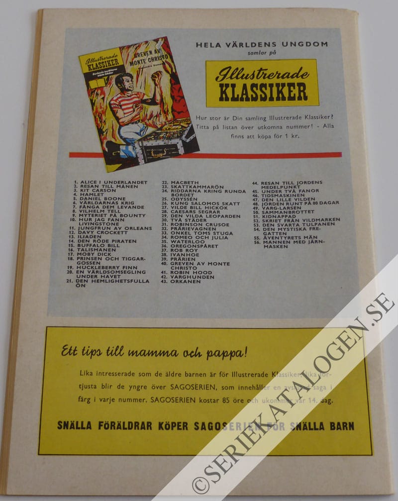 Baksida på Den mystiska fregatten (1958)