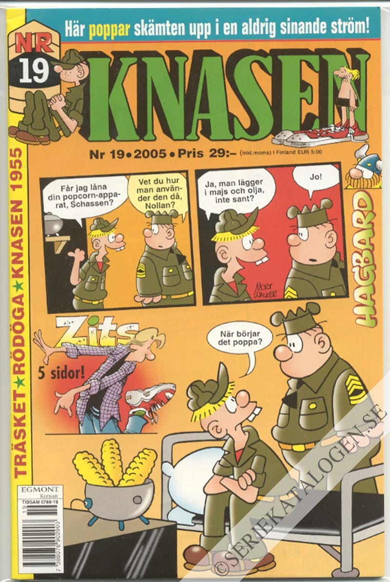Framsida på Knasen #19 (2005)