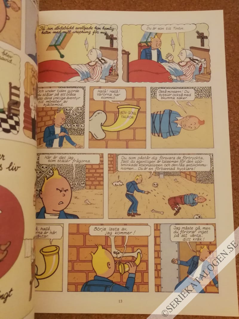 Exempel på Tintin i Paris (1991)