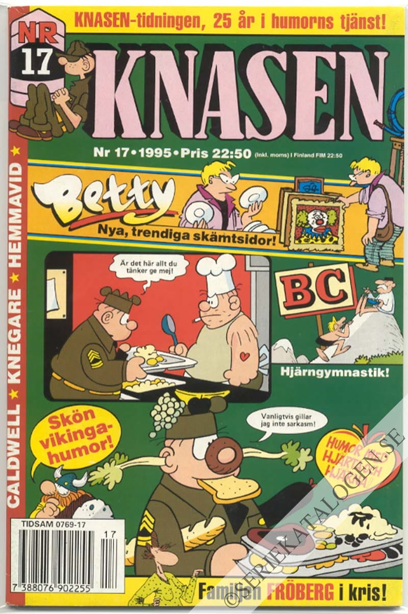 Framsida på Knasen #17 (1995)