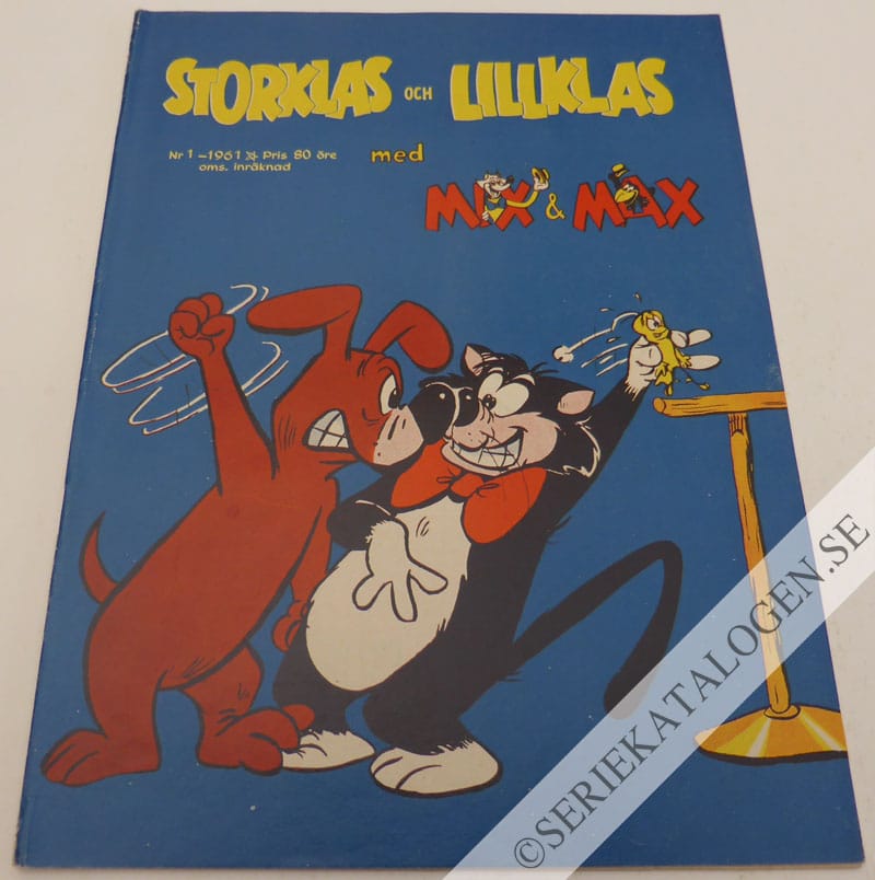Framsida på Storklas och Lillklas #1 (1961)