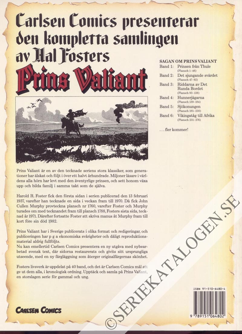 Baksida på Vikingatåg till Afrika (1992)