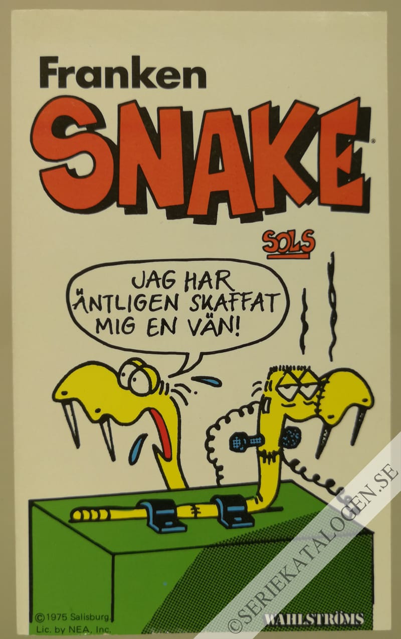Framsida på Snake Franken Snake (1987)