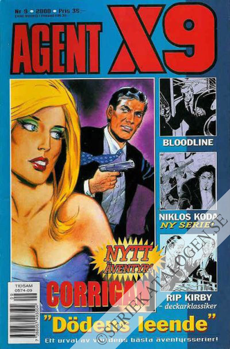 Framsida på Agent X9 #9 (2000)