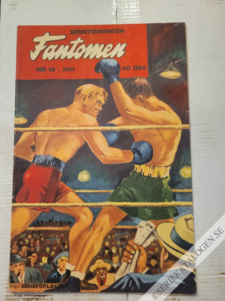 Framsida på Fantomen #16 (1951)