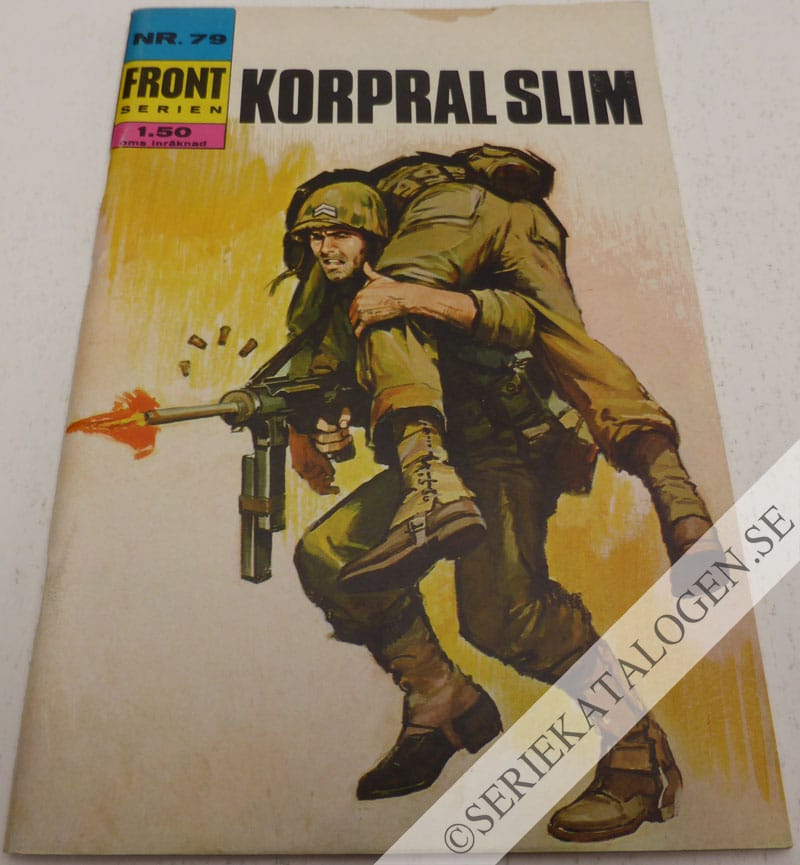 Framsida på Frontserien #79 - Korpral Slim (1971)
