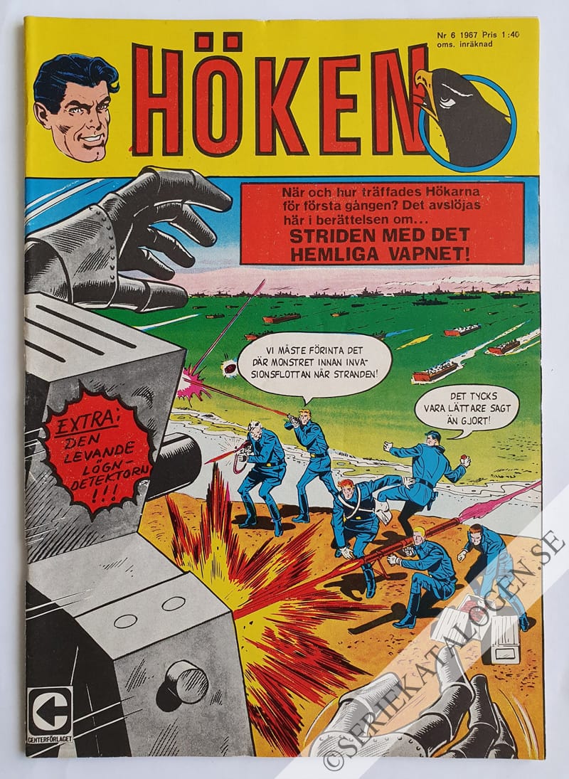 Framsida på Höken #6 (1967)