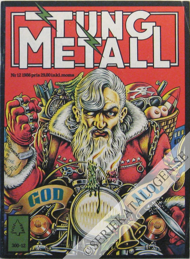Framsida på Tung metall #12 (1986)
