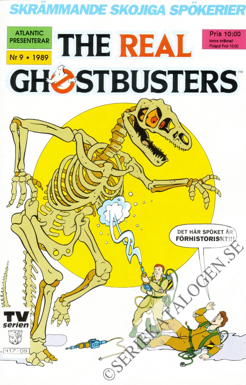Framsida på The real Ghostbusters #9 (1989)