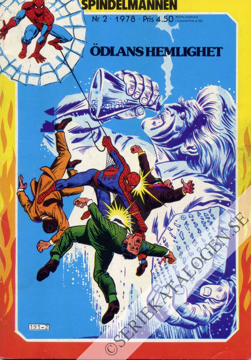 Framsida på Spindelmannen #2 (1978)