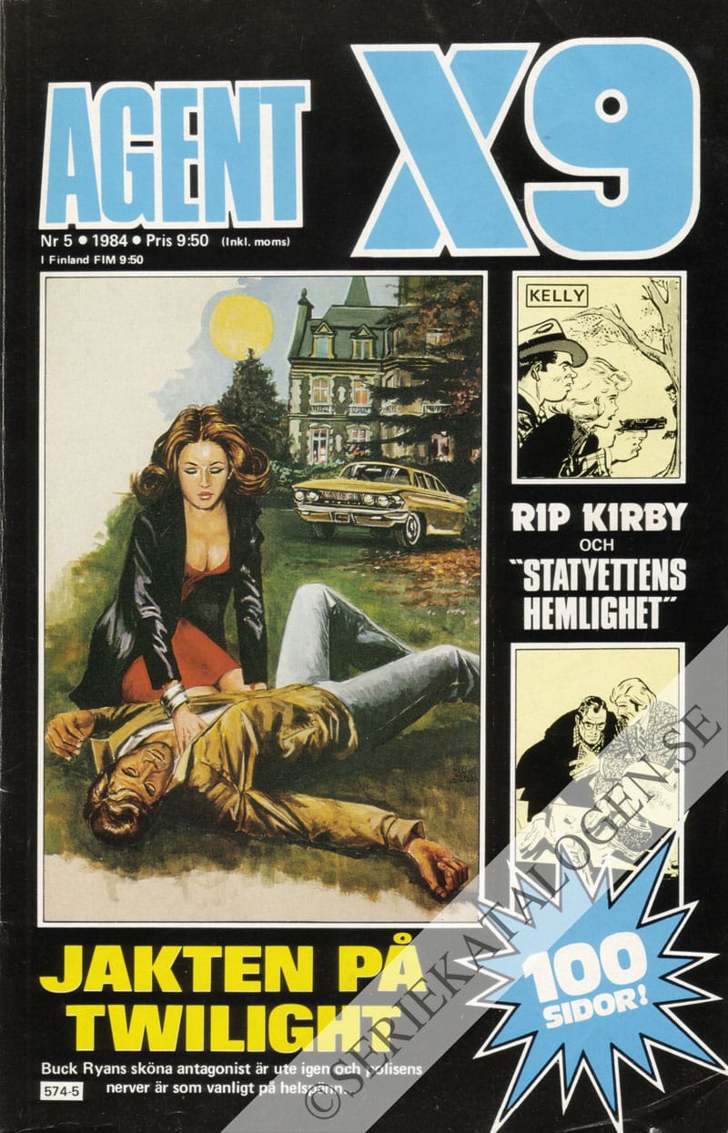 Framsida på Agent X9 #5 (1984)