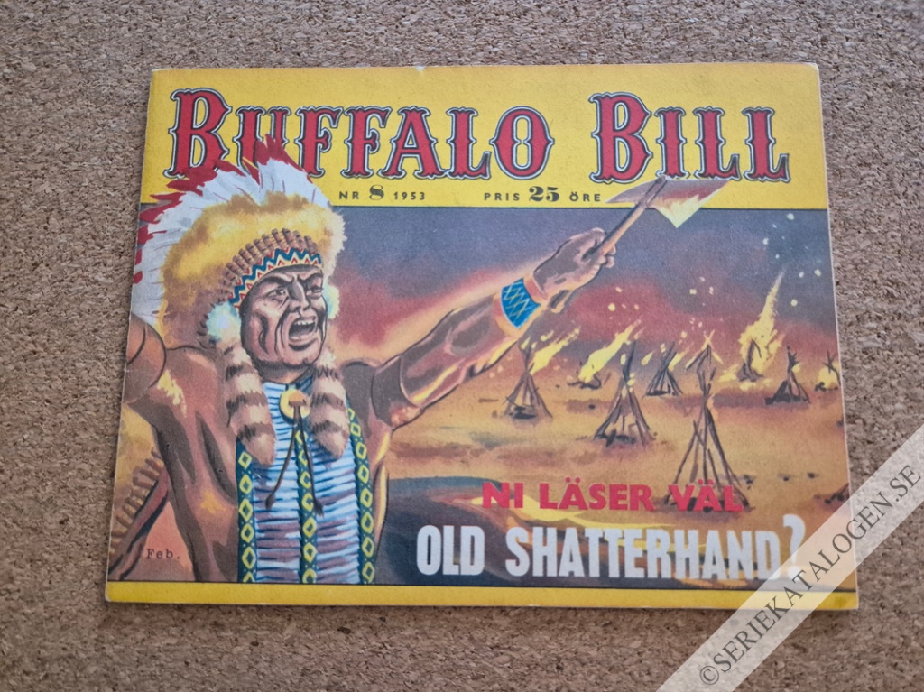 Framsida på Buffalo Bill #8 (1953)
