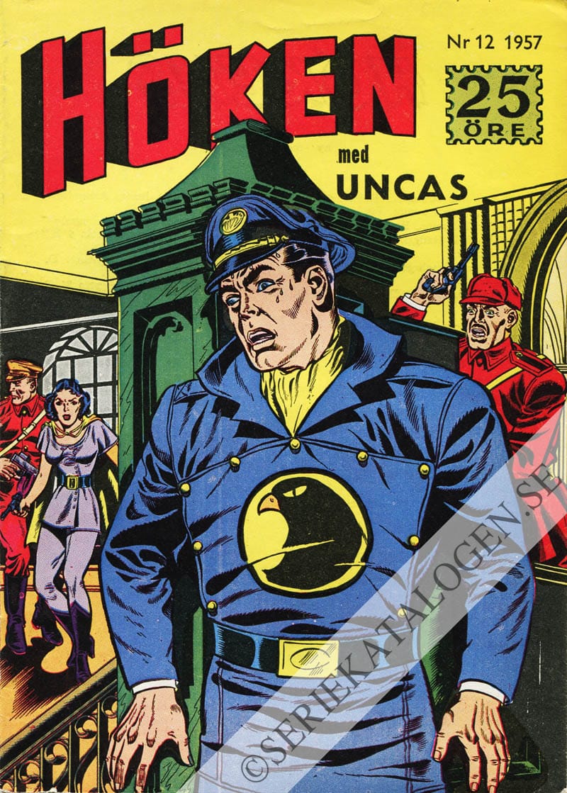 Framsida på Höken #12 (1957)