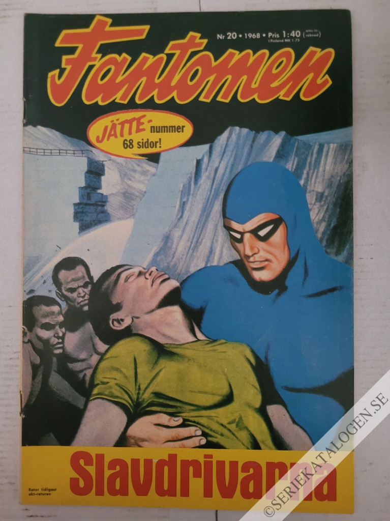 Framsida på Fantomen #20 (1968)