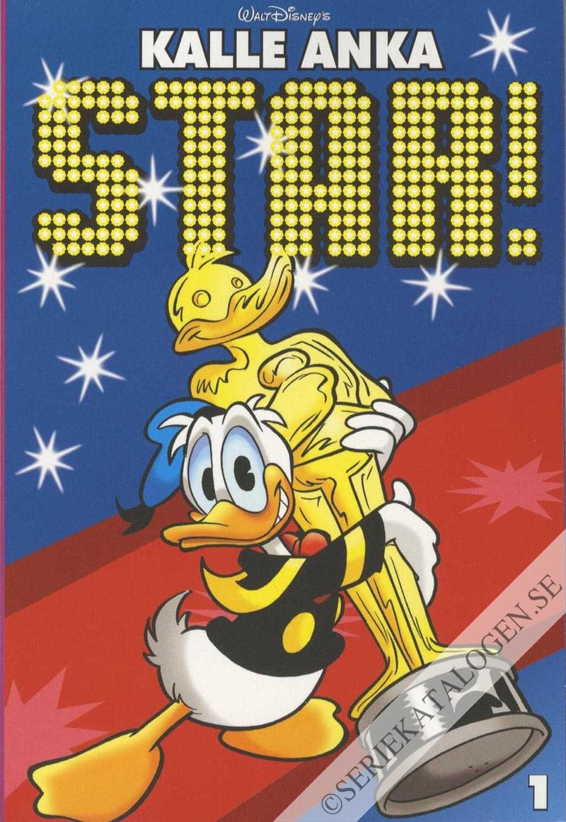Framsida på Ankeborgs samlarpocket Kalle Anka - Star! 1 (2018)