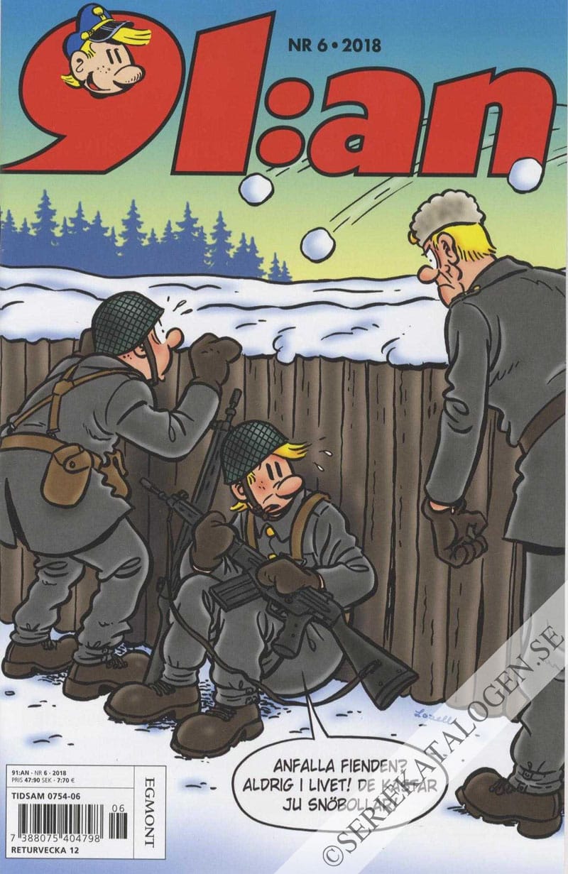 Framsida på 91:an #6 (2018)