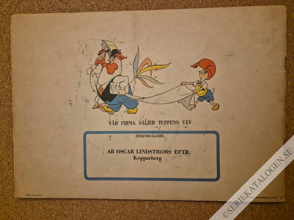 Baksida på Herr Tupp, fru Tupp och lilla Kuckeliku (1945)