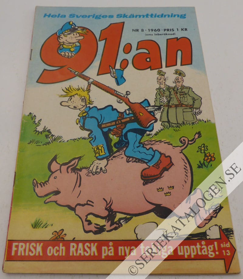 Framsida på 91:an #8 (1960)