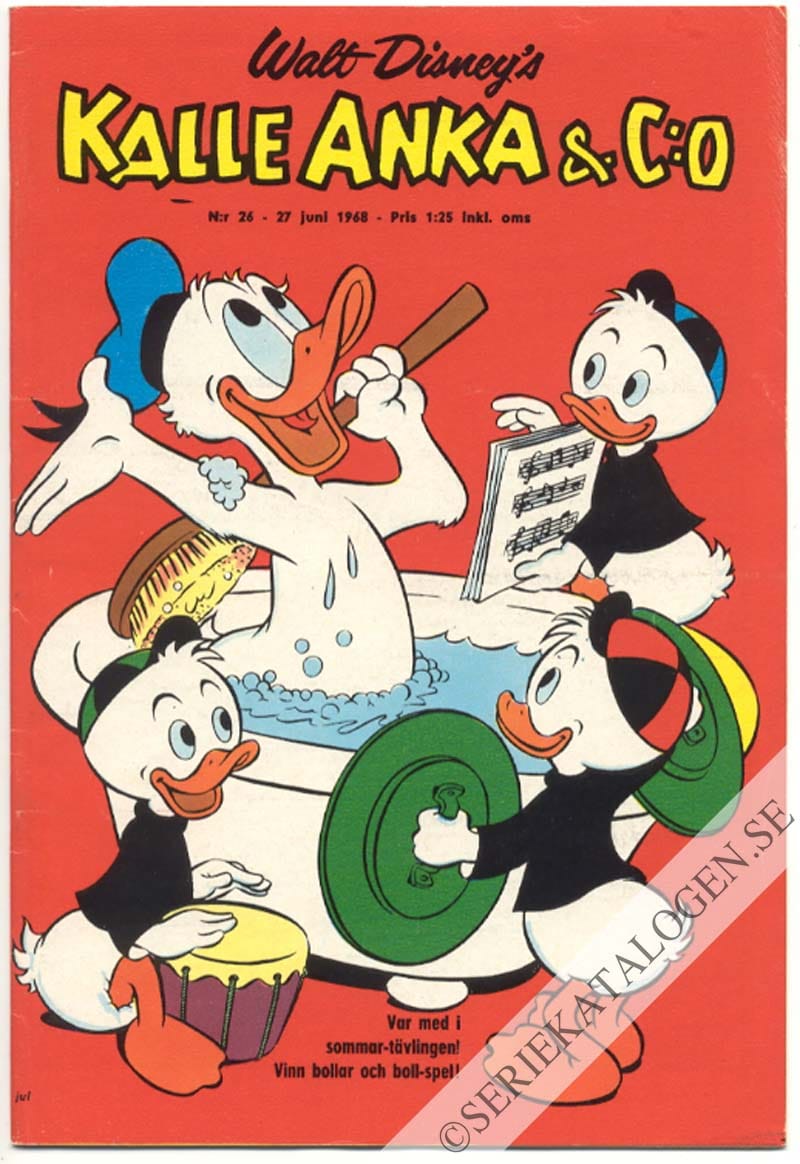 Framsida på Kalle Anka & C:o #26 (1968)