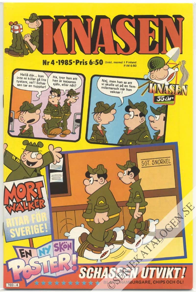 Framsida på Knasen #4 (1985)