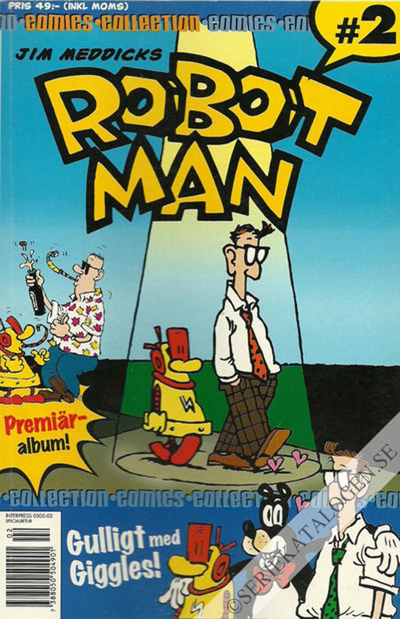 Framsida på Comics collection Robotman (2000)