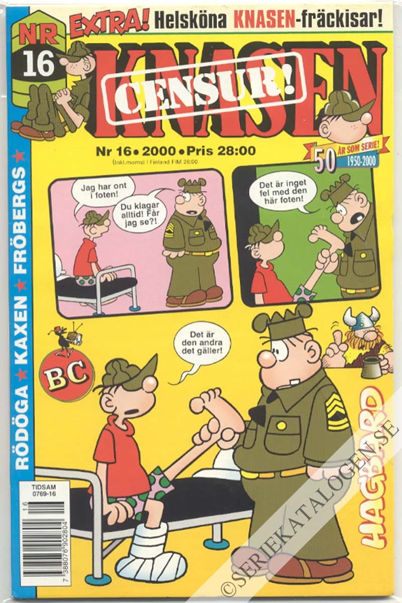 Framsida på Knasen #16 (2000)
