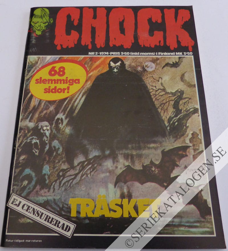 Framsida på Chock Träsket (1974)