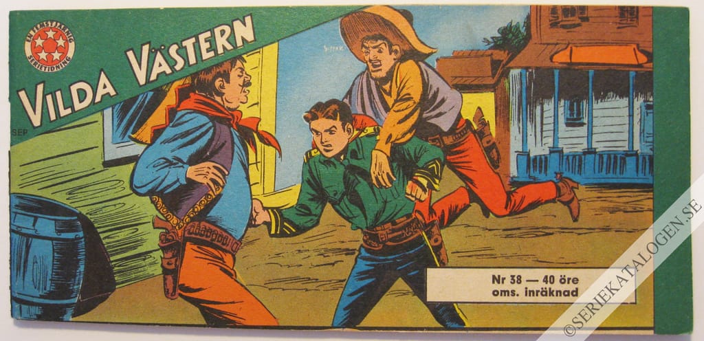 Framsida på Vilda Västern #38 (1966)