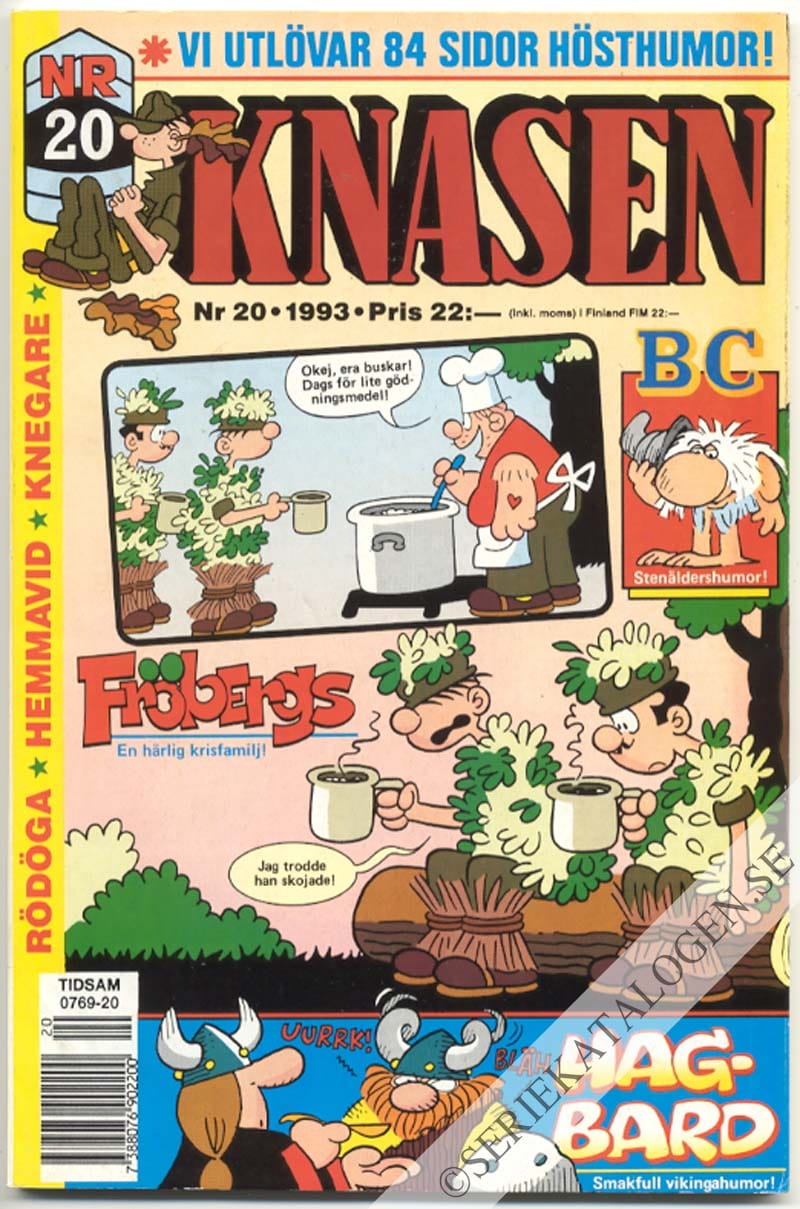 Framsida på Knasen #20 (1993)