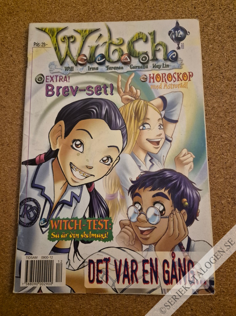 Framsida på W.i.t.c.h. #12 - Det var en gång ... (2003)