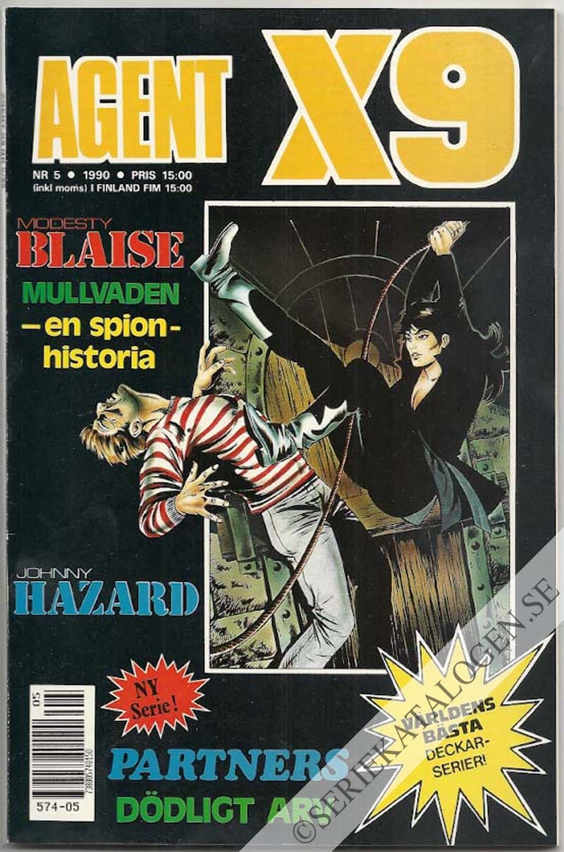 Framsida på Agent X9 #5 (1990)