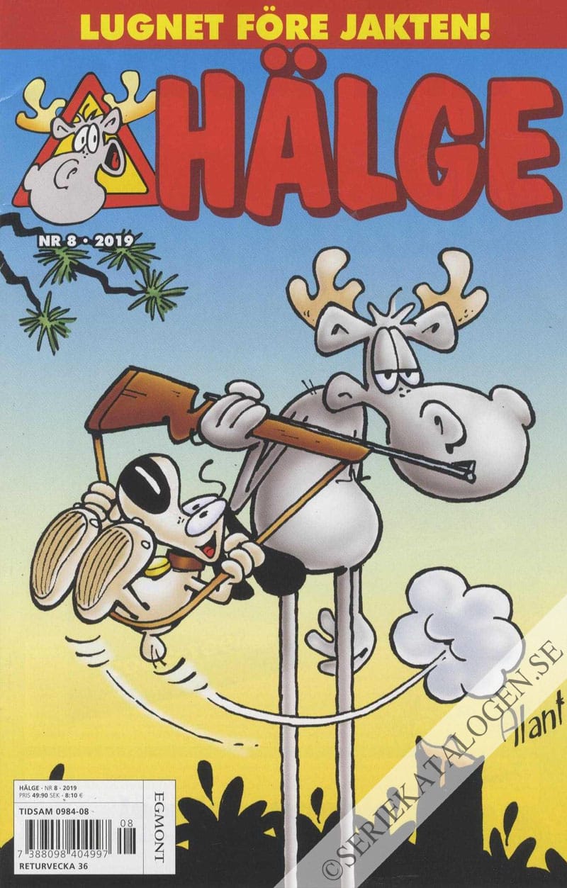 Framsida på Hälge #8 (2019)