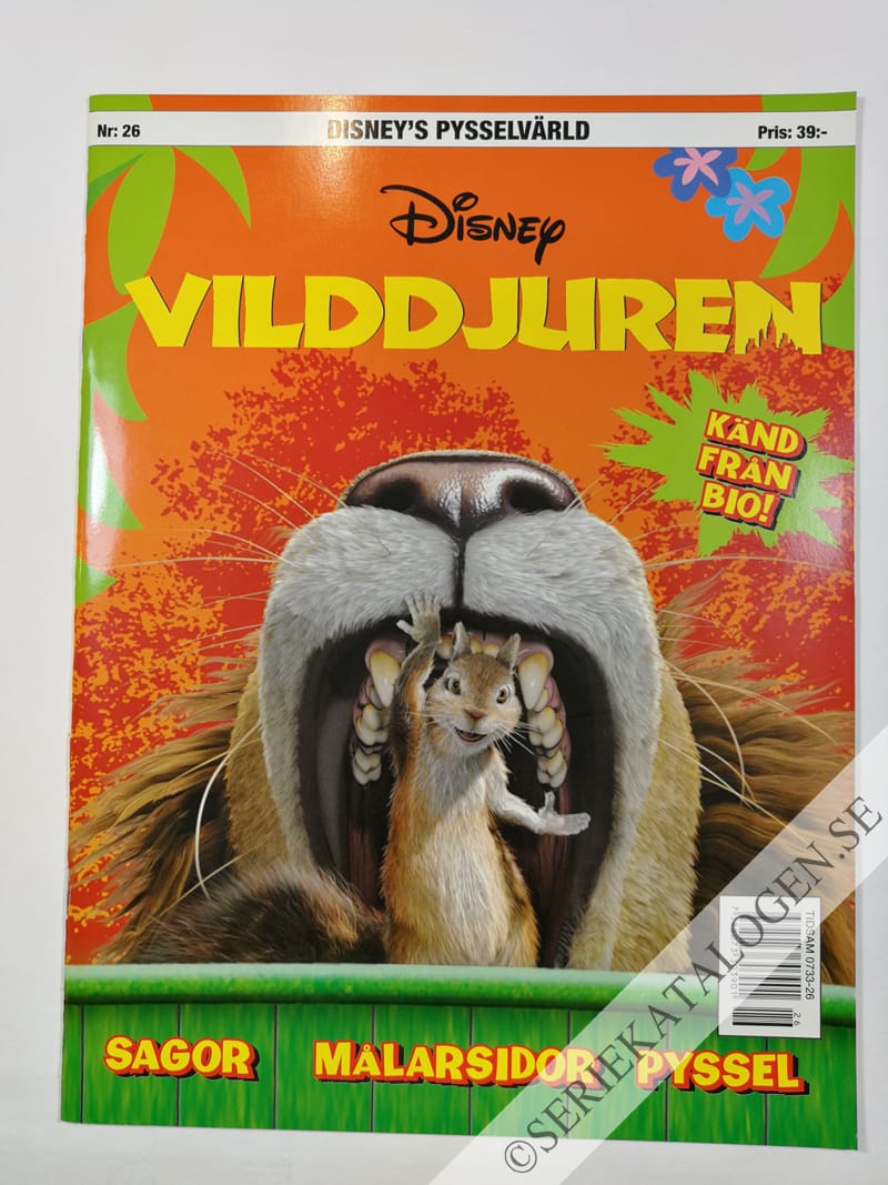 Framsida på Disney's pysselvärld Vilddjuren (2006)