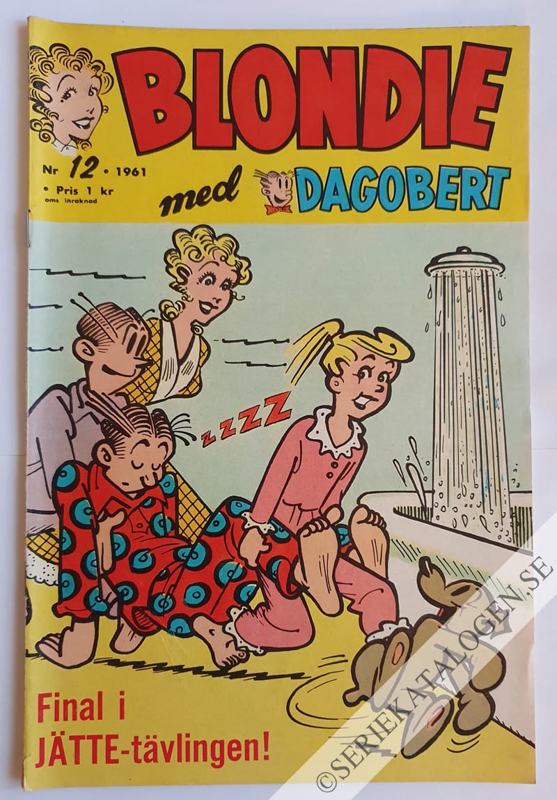 Framsida på Blondie #12 (1961)