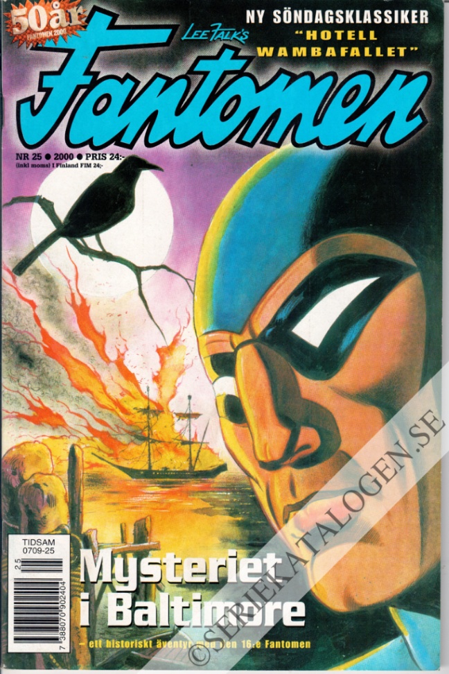 Framsida på Fantomen #25 (2000)