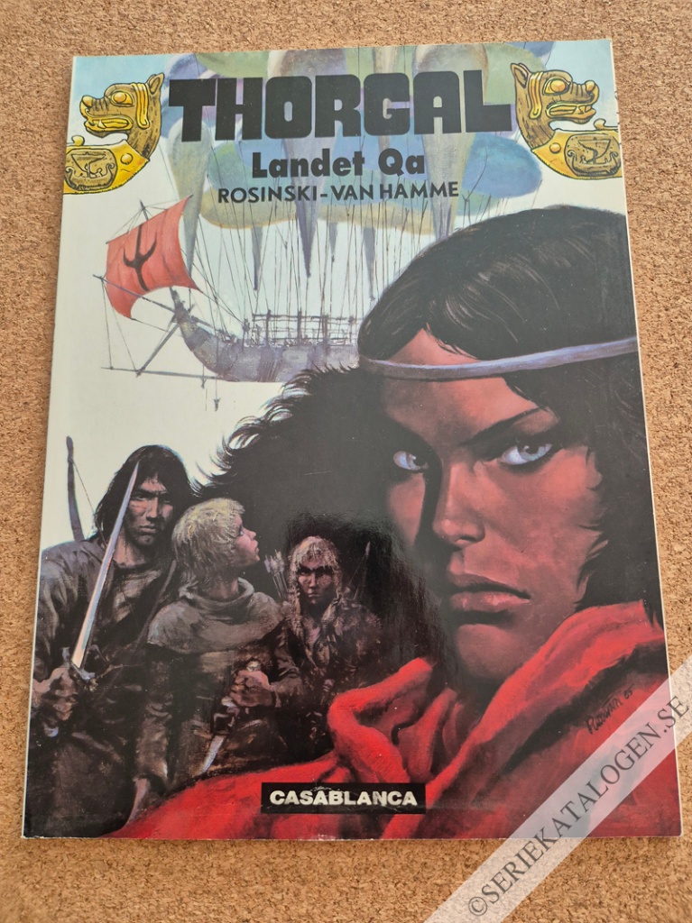 Framsida på Thorgal Landet Qa (1993)